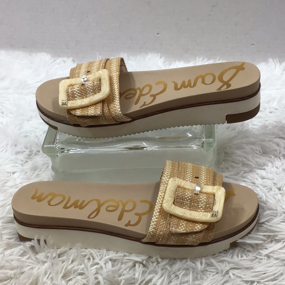 Sam Edelman Women's Ariane Buckle Detail Sandals, 8.5 - Picture 2 of 11